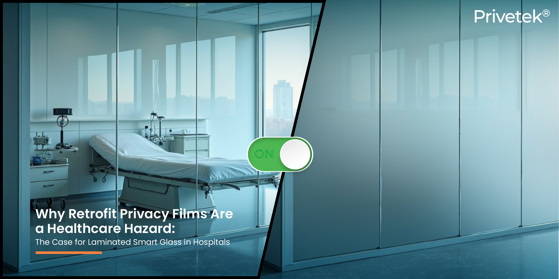 Why Retrofit Privacy Films Are a Healthcare Hazard